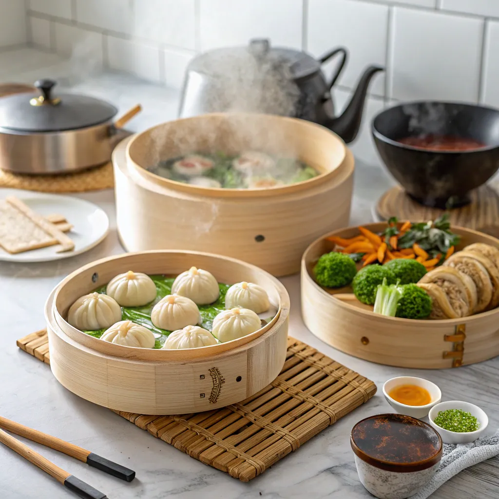 Steamed food preparation